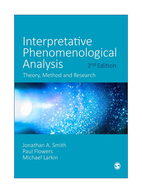 Interpretative Phenomenological Analysis 解释现象学分析 理论 方法与实验 英文原版心理学读物 进口英语书籍