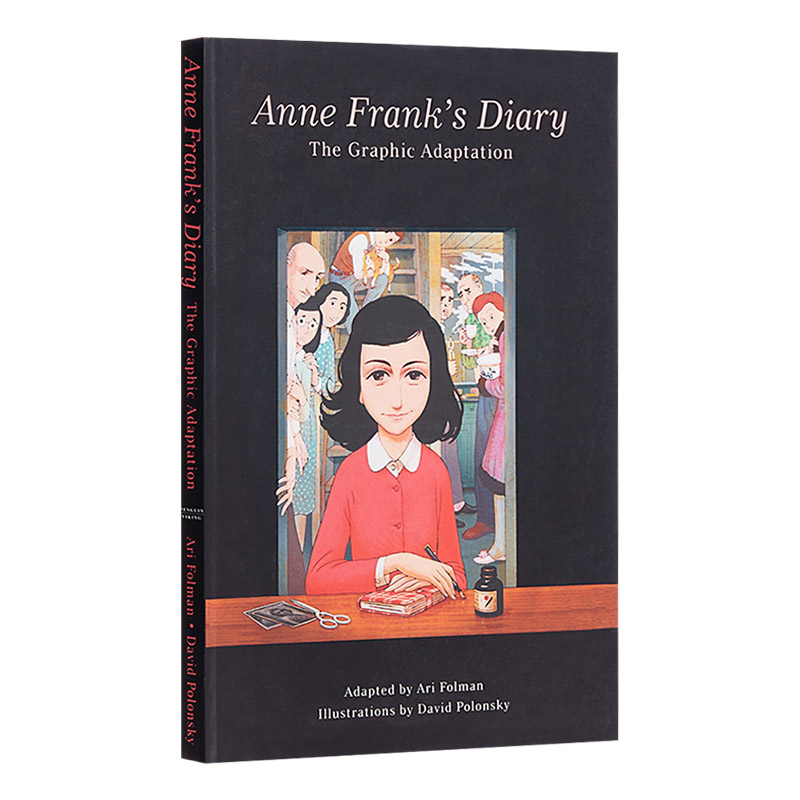 安妮日记 彩图版 Anne Frank's Diary The Graphic Adaptation 英文原版儿童小说 进口英语书籍
