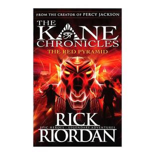 英文原版 The Kane Chronicles The Red Pyramid 波西·杰克逊埃及守护神系列 凯恩与红色金字塔 青少年科幻小说 英文版 进口书籍