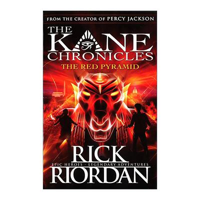 英文原版 The Kane Chronicles The Red Pyramid 波西·杰克逊埃及守护神系列 凯恩与红色金字塔 青少年科幻小说 英文版 进口书籍