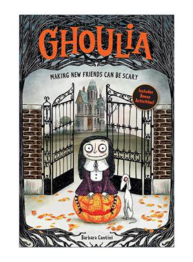 英文原版 Ghoulia Making New Friends Can Be Scary Book #1 怪诞庄园的柯莉亚1 儿童章节桥梁故事书 英文版 进口英语原版书籍