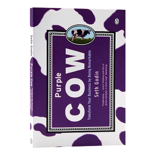 紫牛 Purple Cow 英文原版经管类经典书籍 市场营销理念 经济管理 赛斯高汀 Seth Godin 英文版进口原版英语书