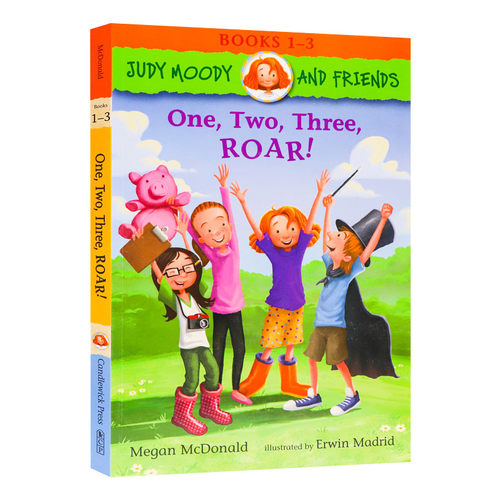 稀奇古怪小朱迪系列和她的伙伴 1-3合集 Judy Moody and Friends One Two Three ROAR Books 1-3 英文原版儿童读物 进口英语书籍