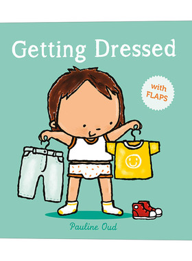 Getting Dressed 穿衣服 幼儿启蒙翻翻书 撕不烂纸板书 不同季节该穿什么衣服 Pauline Oud