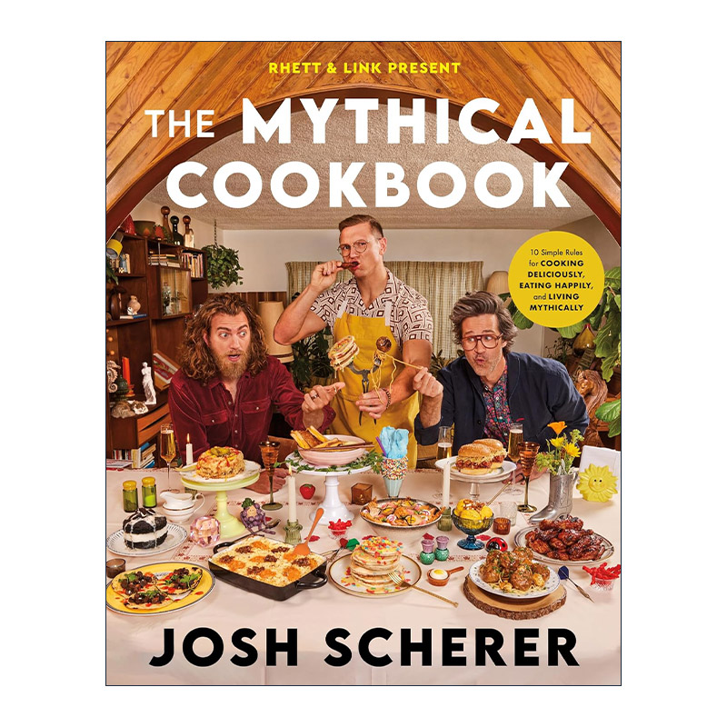 英文原版 Rhett & Link Present 神话食谱 网红瑞德和林克 精装 Good Mythical Morning与Mythical Kitchen联合制作 进口英语书籍