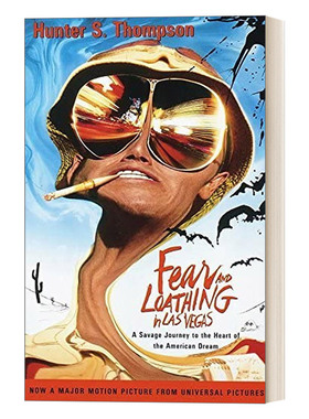 英文原版 Fear and Loathing in Las Vegas 恐惧拉斯维加斯 通往美国梦中心的野蛮之旅 人物传记 Hunter S. Thompson 进口英语书籍