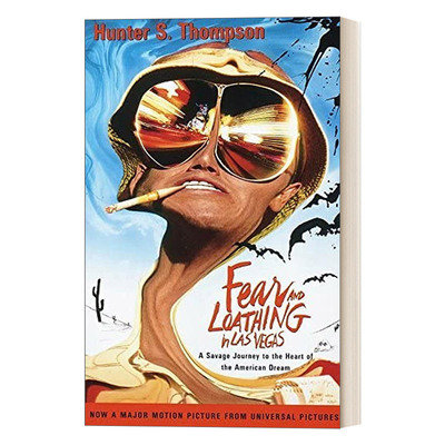 英文原版 Fear and Loathing in Las Vegas 恐惧拉斯维加斯 通往美国梦中心的野蛮之旅 人物传记 Hunter S. Thompson 进口英语书籍