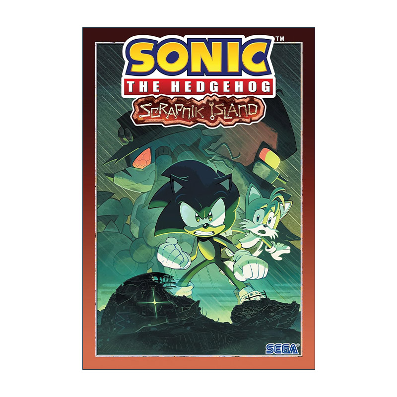 英文原版 Sonic the Hedgehog Scrapnik Island 刺猬索尼克 废品岛 儿童漫画 Daniel Barnes 英文版 进口英语原版书籍
