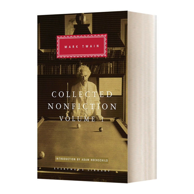马克·吐温非小说类文集 卷一 Everyman精装版 Collected Nonfiction Vol.1 英文原版文学 进口英语书籍
