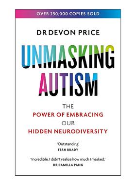 英文原版 Unmasking Autism 我的自闭症 发现自己的隐形天赋 德文·普莱斯 Devon Price 英文版 进口英语原版书籍