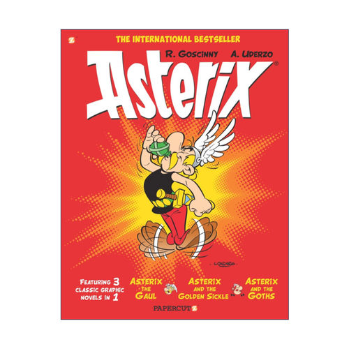 英文原版 Asterix Omnibus #1 高卢英雄历险记1-3 合订本 卷一 英文版 进口英语原版书籍