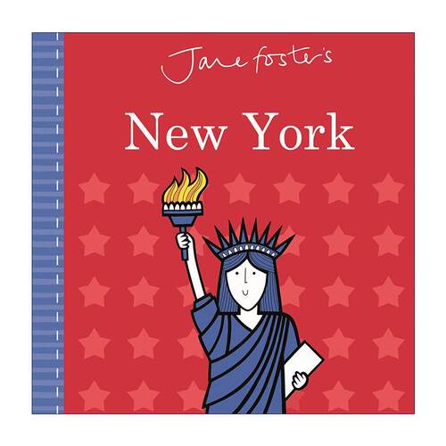 英文原版 Jane Foster's New York 纽约 儿童启蒙认知纸板书绘本 简福斯特 英文版 进口英语原版书籍