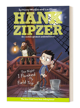 Hank Zipzer 05 汉克历险记5 我野外旅行不及格的那晚 英文原版青少年幽默搞笑校园成长章节小说 进口英语书籍