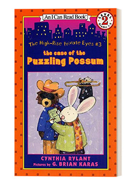 英文原版 The High-Rise Private Eyes #3 The Case of the Puzzling Possum 摩天大楼私家侦探系列3 I Can Read 2分级阅读 进口书