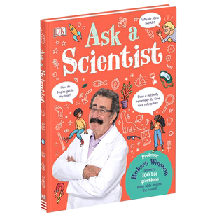 DK问问科学家 精装 Ask A Scientist 100个现实生活中的问题 英文原版儿童科普读物 插图童书 进口书籍