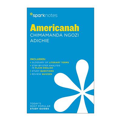 英文原版 Americanah SparkNotes Literature Guide 文学导读系列 美国佬 英文版 进口英语原版书籍