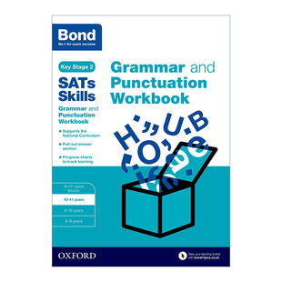 Skills 进口英语书 英文原版 SATs 11岁 英文版 英语语法与标点符号10 Bond 牛津邦德英国SATs小升初技能训练