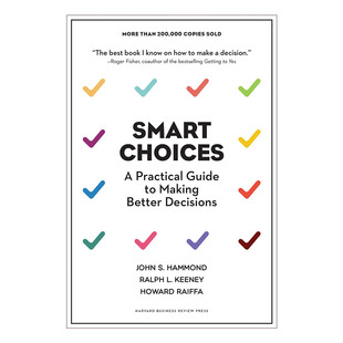 哈佛商业评论 决策的艺术 决策实用指南 精装 Smart Choices John S Hammond 英文原版管理类读物 进口英语书籍