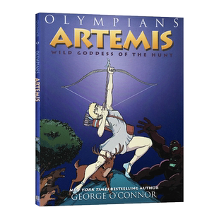奥林匹斯主神系列 阿耳特弥斯 Olympians Artemis Wild Goddess of the Hunt 英文原版儿童漫画 进口英语书籍