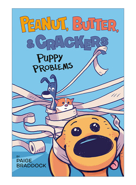英文原版 Puppy Problems 花生 黄油和饼干系列1 小狗的问题 儿童幽默漫画 Paige Braddock 英文版 进口英语原版书籍