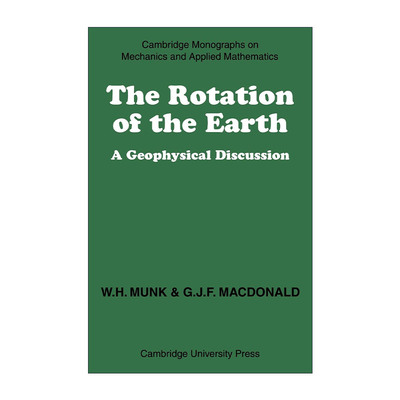英文原版 The Rotation of the Earth 地球转动作用 剑桥力学专著系列 英文版 进口英语原版书籍