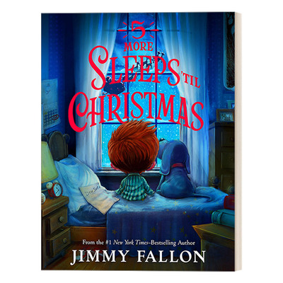 5 More Sleeps ‘til Christmas  5天到圣诞节  肥伦 精装绘本插画 Jimmy Fallon