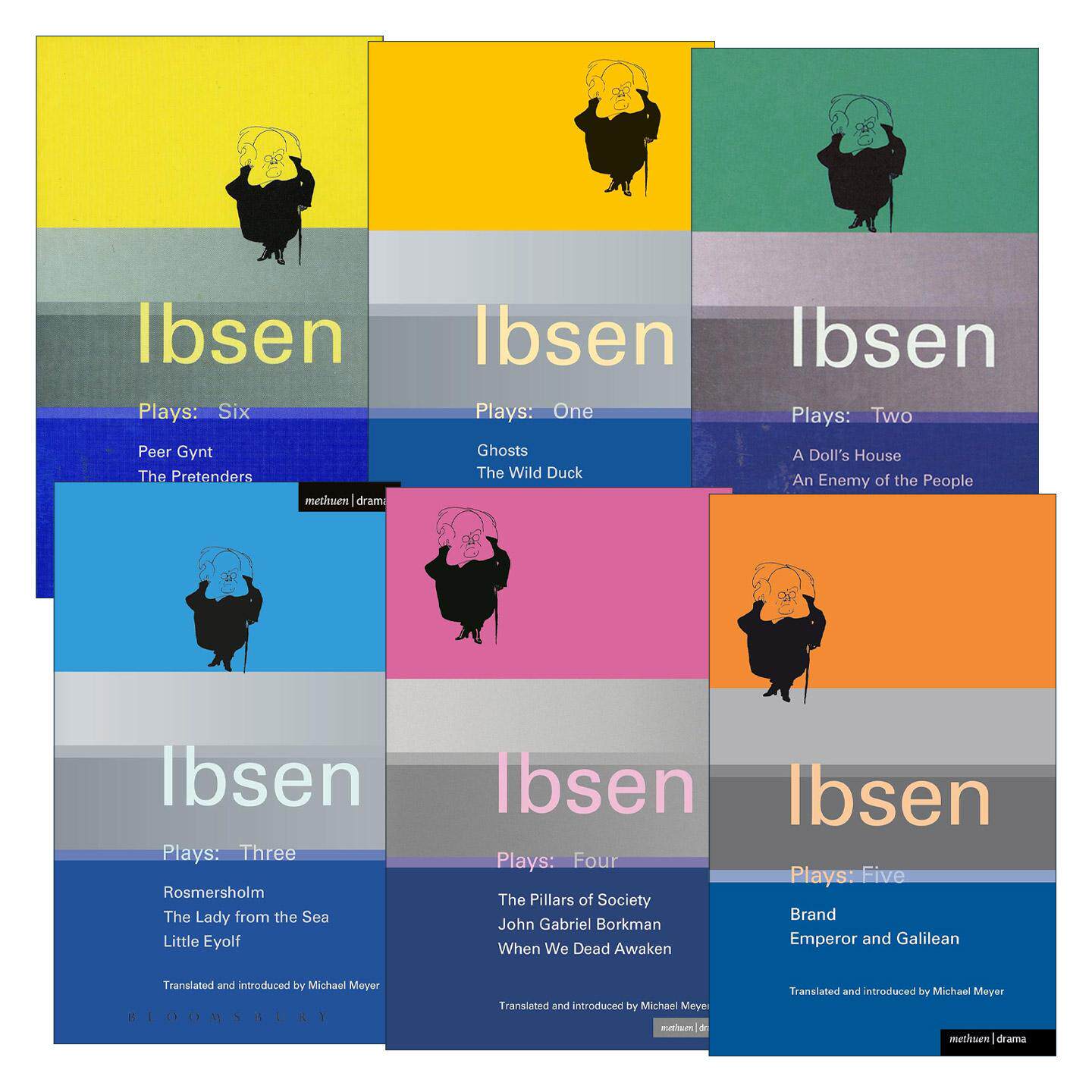 英文原版 Ibsen Plays 亨利克·易卜生戏剧集系列1-6册 英文版 进口英语原版书籍