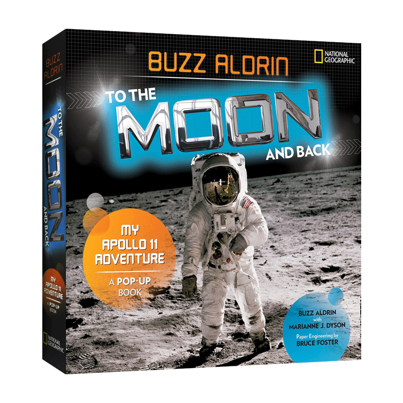 往返月球 我的阿波罗 11号冒险 To the Moon and Back 英文原版儿童读物 进口英语课外阅读书籍