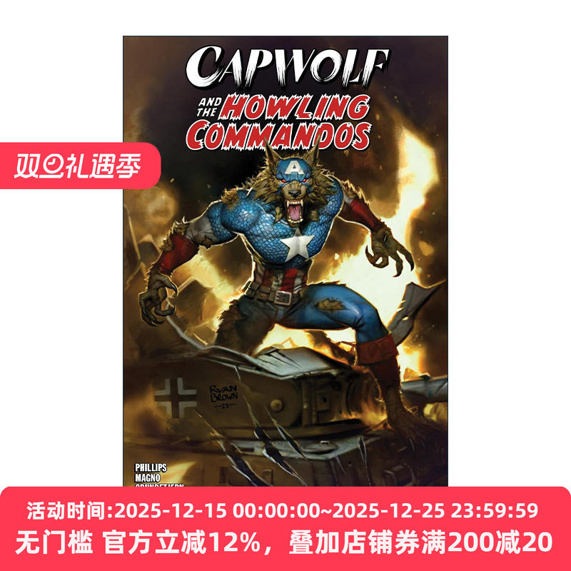 英文原版 Capwolf and the Howling Commandos 美队狼与嚎叫突击队 漫威漫画 Stephanie Phillips 英文版 进口英语原版书籍