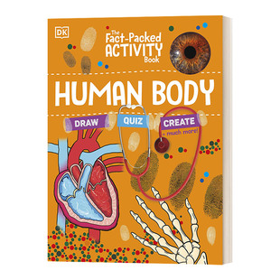 Activity Book Human The 活动操作书 Packed Body 人体百科知识主题 Fact