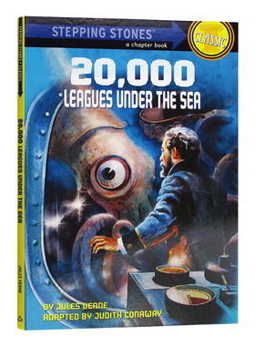 海底两万里 20 000 Leagues Under the Sea A Stepping Stone Book Classic 英文原版科幻小说 进口英语文学读物书籍