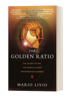 英文原版 The Golden Ratio 黄金分割 Mario Livio马里欧李维欧 英文版 进口英语原版书籍