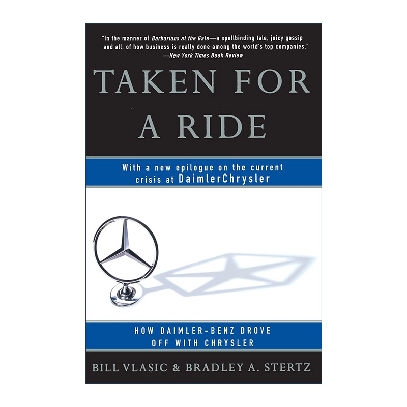 英文原版 Taken for a Ride 分久必合 奔驰与克莱斯勒合并内幕 英文版 进口英语原版书籍