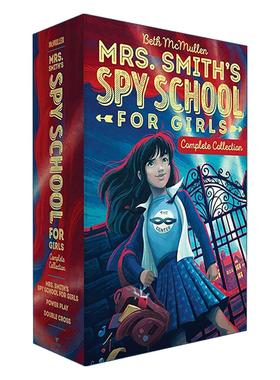 英文原版 Mrs. Smith's Spy School for Girls Complete Collection 史密斯夫人的少女间谍学校3册盒装 英文版 进口英语原版书籍