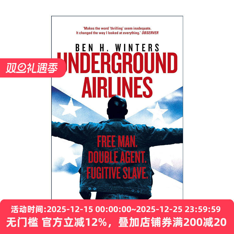 英文原版 Underground Airlines 地下航线 英文版 进口英语原版书籍