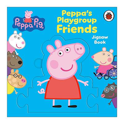 英文原版 Peppa Pig Peppa's Playgroup Friends Jigsaw Book 小猪佩奇的操场玩伴 趣味拼图书 英文版 进口英语原版书籍