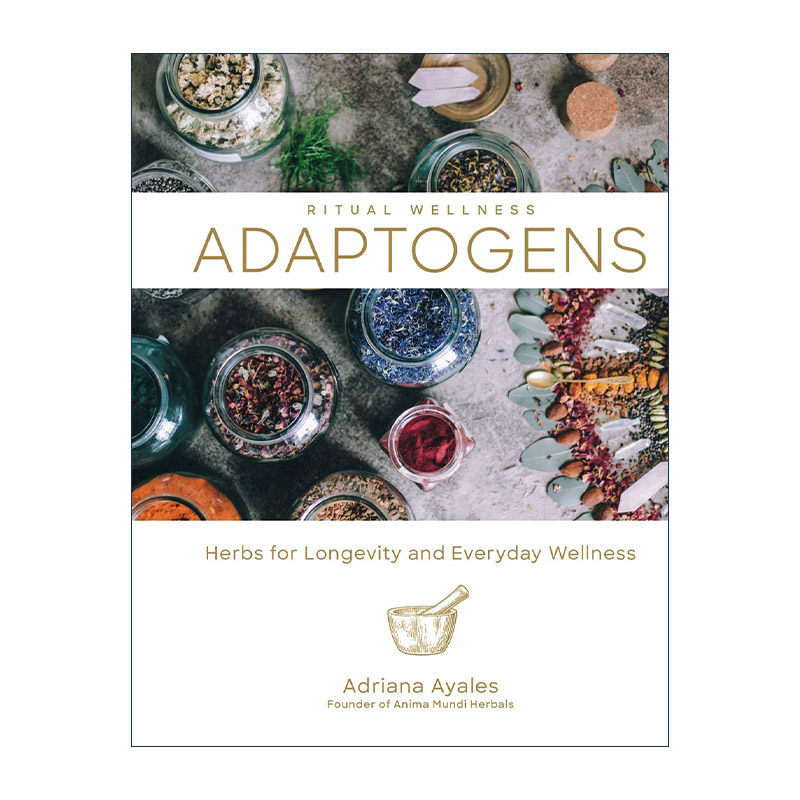 英文原版 Adaptogens 长寿与健康 草药 精装 英文版 进口英语原版书籍