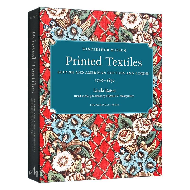 美国英国的棉 麻布料的图案 Printed Textiles 英文原版服装设计艺术读物 进口英语书籍