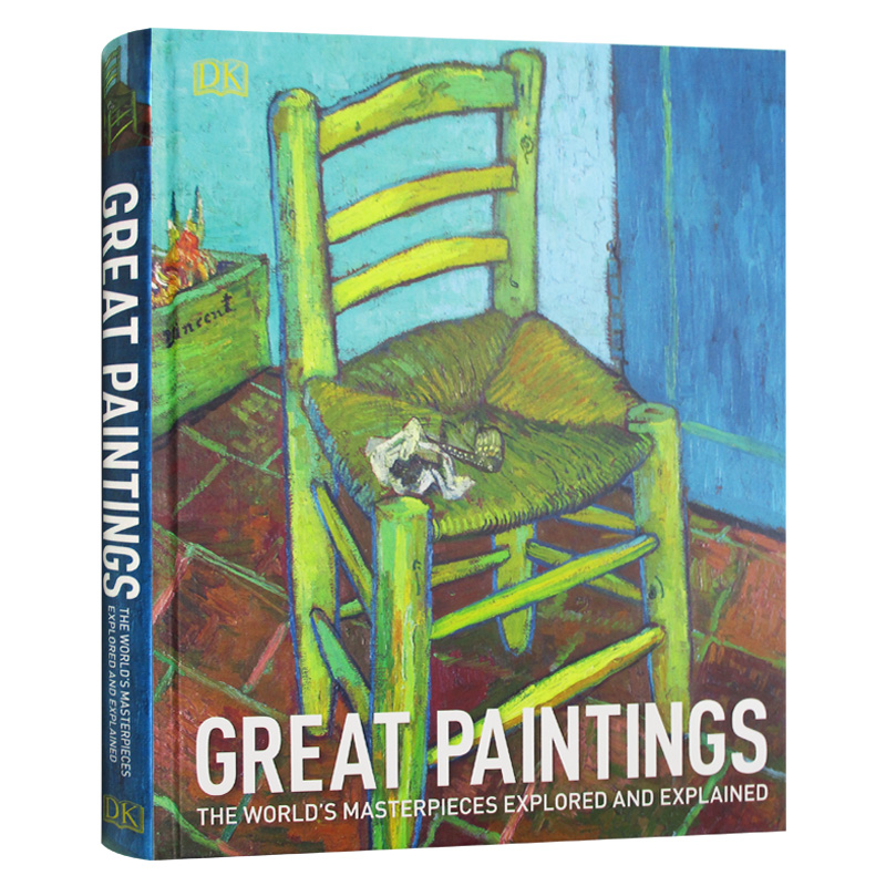 DK世界名画欣赏 英文原版艺术 Great Paintings DK大百科 了解每幅画背后隐藏的意义和符号 拉斐尔 达芬奇等 英文版进口英语书籍