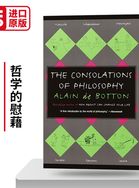 英文原版 The Consolations of Philosophy Vintage International 哲学的慰藉 Alain de Botton阿兰 德波顿 英文版 进口英语书籍