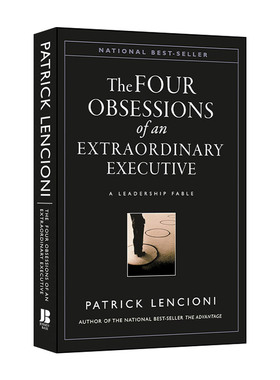 英文原版 The Four Obsessions of an Extraordinary Executive CEO的四大迷思 健康组织应遵循的原则 精装 进口英语原版书籍