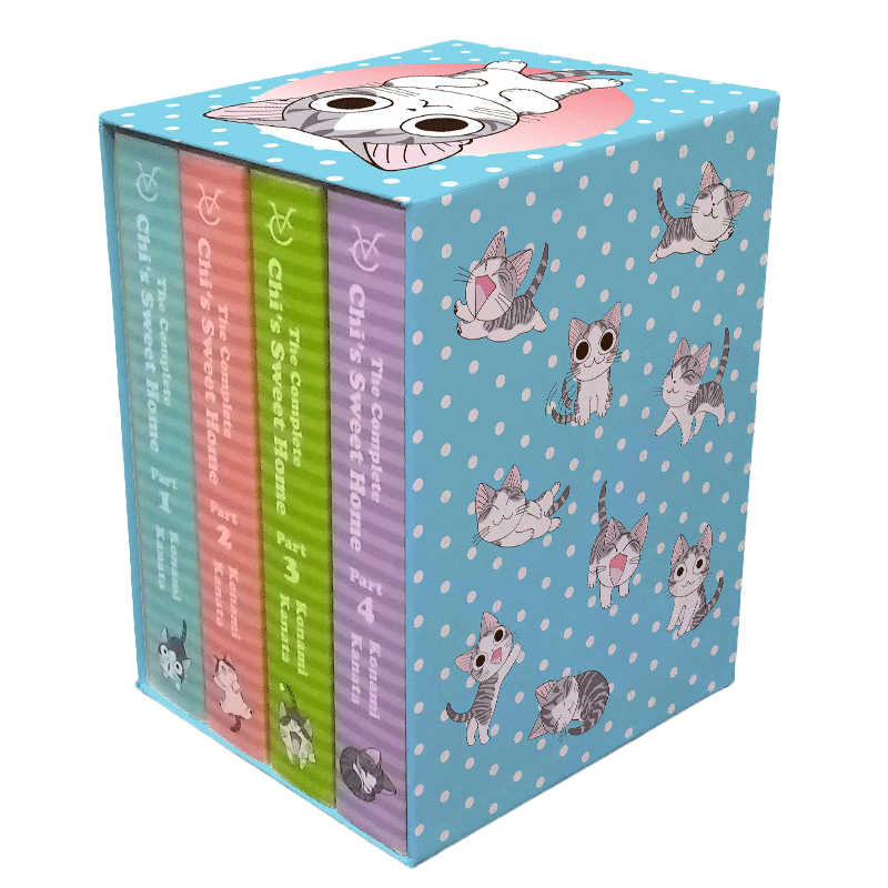 起司猫漫画4册盒装套装英文漫画