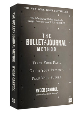 英文原版 The Bullet Journal Method 子弹笔记 互联网时代重新定义“效率”的超级笔记术 平装 英文版 进口英语原版书籍