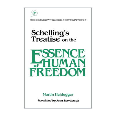 英文原版 Schellings Treatise 谢林论人类自由的本质 马丁·海德格尔 英文版 进口英语原版书籍