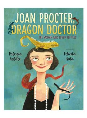 英文原版 Joan Procter Dragon Doctor 女性开拓者小传 龙医生与科莫多巨蜥 两栖爬行动物学家琼·普罗科特 儿童绘本 帕特里夏