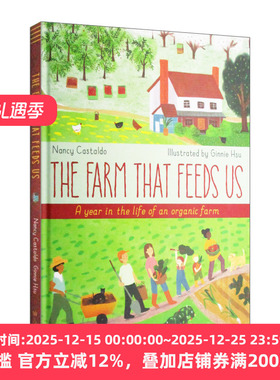 英文原版绘本 The Farm That Feeds Us 养育我们的农场 一个有机农场一年的生活 精装 英文版 进口英语原版书籍