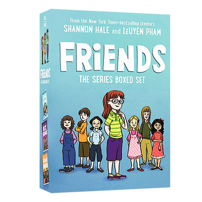 Friends: The Series Boxed Set 好朋友系列精装漫画3册盒装 真正的朋友 好朋友 永远的朋友
