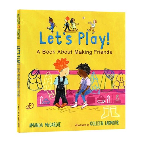 英文原版 Let’s Play! A Book About Making Friends 我们一起玩吧 精装绘本 儿童启蒙早教图画书 英文版 进口英语原版书籍