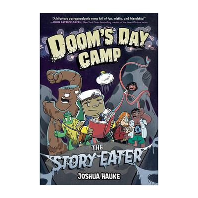 英文原版 Doom's Day Camp 02 The Story Eater 末日夏令营2 食故事者 儿童全彩搞笑科幻冒险漫画 Joshua Hauke 进口英语原版书籍