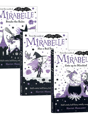 伊莎多拉表妹米拉贝利1-3册装 Mirabelle 开始搞恶作剧+糟糕的一天+违规 英文原版儿童全彩章节小说 进口英语书籍
